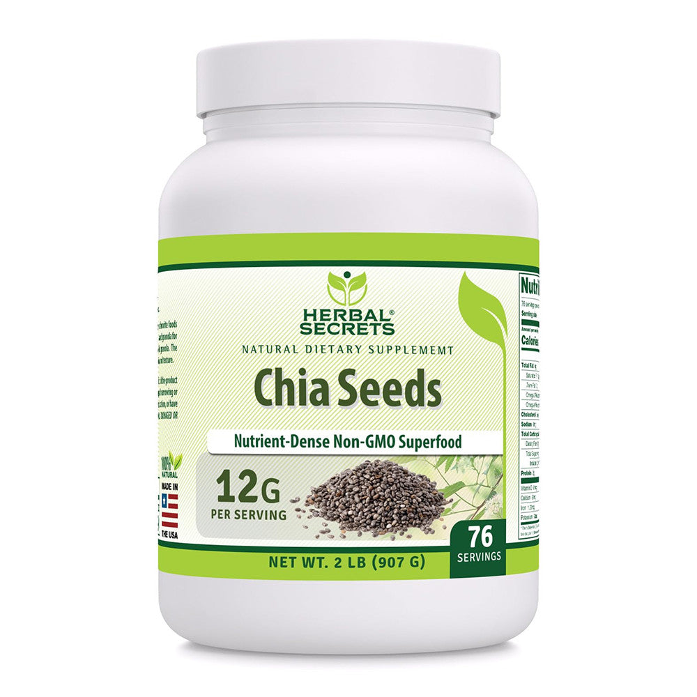 Amazing Nutrition Herbal Secrets Organic Chia Seed Powder, 2 Lb
